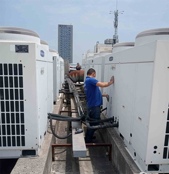 南皮中央空调制热和不制冷系统维修方法